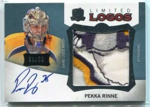 2012-13 The Cup Limited Logos Autographs LLRI Pekka Rinne Patch Auto 50/50 - Bild 1 von 1