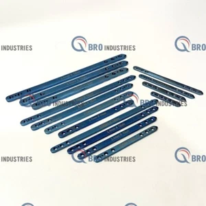 Veterinary Orthopedic Bridging Plate Set 2.0, 2.4, 2.7 And 3.5mm Titanium Grade5 - Picture 1 of 4