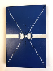 Vintage Fairfield Starionery Box Paper Keepsake Letters Holder Blue Ephemeral - Picture 1 of 6