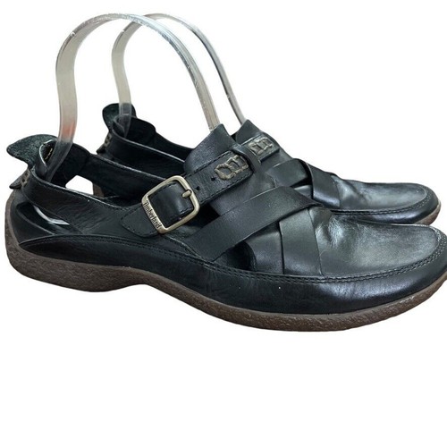 Scarpe mocassini da guida Timberland donna punta chiusa neri in pelle misura 7 5