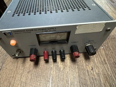Pristine HP HARRISON 6202B DC POWER SUPPLY 0-40v 0-.75A - Powers ON - Image 1 of 4