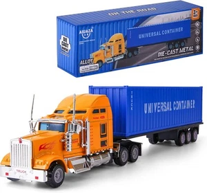 1/65 Truck Model, Detachable Cargo Container, Children's Toy, Alloy Semi... - Picture 1 of 9
