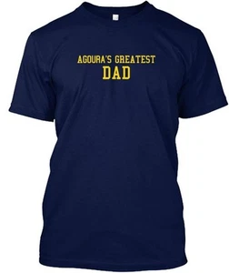 T-shirt maglietta Agoura's Greatest Dad made in USA taglia dalla S alla 5XL - Foto 1 di 3