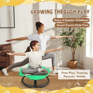 Kids Swivel Spin Chair for Autistic kids rotate Improve Balance Motion Sickness - Picture 1 of 19