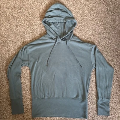 Sudadera con capucha pulóver ligera extra pequeña azul aguamarina Gaiam para mujer Foto 1 de 4