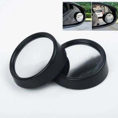 Useful Blind Spot Mirror 5.5*2cm Rotation Adjustable Black Mirrors - Image 1 of 4