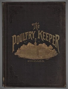 The Poulry Keeper 1884-1885 Bound Chicken Breeders Magazine - Picture 1 of 4