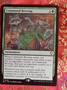 Communal Brewing Bloomburrow Commander Magic The Gathering MTG card - Picture 1 of 1