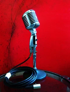 Vintage 1960's Shure 55SW dynamic cardioid microphone Elvis w accessories 55S 55 - Picture 1 of 15