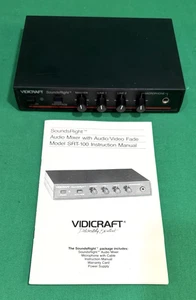Mezclador de audio Vidicraft STR-100 SoundsRight con piezas manuales solamente, sin fuente de alimentación - Imagen 1 de 8
