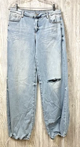 Ser.O.Ya Saint Oversized Baggy Distressed Coastline #162 Denim Jeans Size 26 NWT - Picture 1 of 14