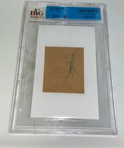 Dizzy Dean Baseball Cut Signature Signed Autograph JSA Authentic BVG Slabbed - Picture 1 of 6
