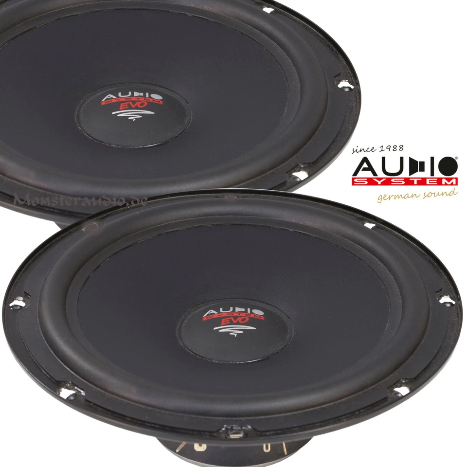 Audio System AS200 EM EVO 20cm Tief-/Mitteltöner Auto Lautsprecher 2 x 170 Watt - Bild 1 von 1