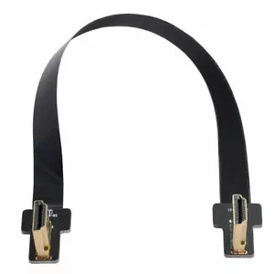 CY CYFPV Dual Left/Right Angled HDTV Video Type A Male to Male FPC Flat Cable - Picture 1 of 8