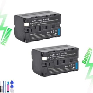 2x NP-F550 Akku für Sony NP-F330 NP-F530 NP-F570 NP-F730 NP-F750 NP-F960 - Bild 1 von 5