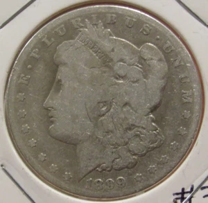 1899-O Morgan Dollar 90% Silver Coin - 126 Years Old New Orleans Mint #3 - Picture 1 of 2