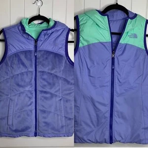 The North Face reversible puffer vest jacket size XL kids - Picture 1 of 9
