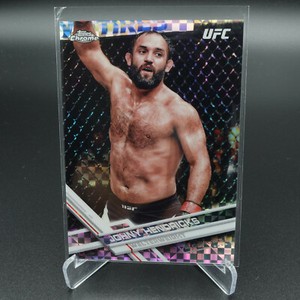 TOPPS CHROME UFC 2017 JOHNY HENDRICKS X-FRACTOR #82 CARD NM