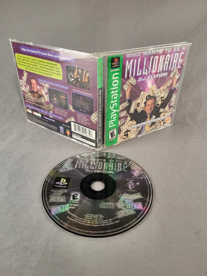 Who Wants to be a Millionaire 2nd Edition, PS1, Complete, Authentic! - Image 1 of 1