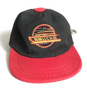 Vintage 90s Vancouver Canucks Mini Hat Keychain 1993 NHL Hockey Collectible Ring - Picture 1 of 6