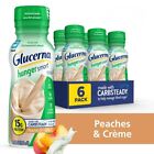 Glucerna Hunger Smart Shake, Peaches & Crème, 10-fl-oz Bottle, 6 Count
