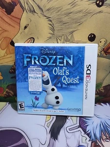 Disney Frozen Olaf's Quest Nintendo 3DS XL 2DS Game w/Case & Manual Complete CIB - Picture 1 of 3
