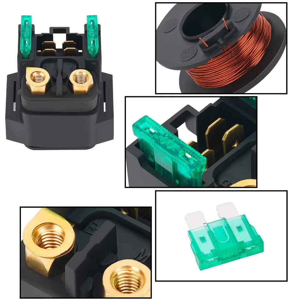 Solenoide relé de arranque Yamaha Big Bear 400 YFM400 YFM 400 2000 2001 2002-2009 Foto 1 de 1