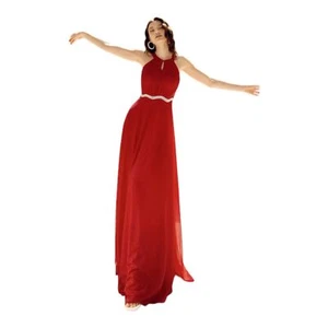 ABITO VESTITO CERIMONIA SOLE GIOIE DONNA 5R 8741 S2259 ROSSO ORIGINALE PE 2023 - Picture 1 of 4