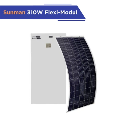 SunMan l SMF310M-5X12DW | 310W | Monokristallin | Leicht Flexibel Solarmodule