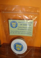 Department of The TREASURY Rare USA Shredded Currency,Cash,Money Gift Set