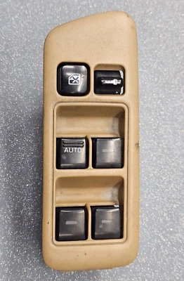 🔥95-99 Interruptor de ventana eléctrica maestro conductor delantero izquierdo Máxima Infiniti I30 bronceado Foto 1 de 4