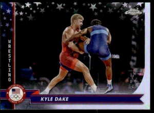 2024 Topps Chrome U.S. Olympics & Paralympic Hopefuls #182 Kyle Dake Refractors - Picture 1 of 2
