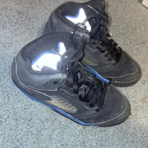 Nike Air Jordan 5 Retro (PS) Black Racer Blue 440889-004 Size 13C Toddler Size - Picture 1 of 8
