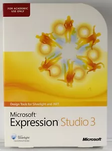 Microsoft Expression Studio 3 (Academic RETAIL Version) with Product Key - Picture 1 of 8