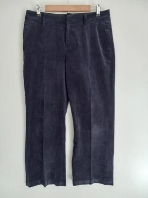 Pantalones de pana Coldwater Creek para mujer talla P12 calce azul pierna recta Foto 1 de 4