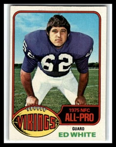 1976 Topps #230 Ed White Minnesota Vikings - Picture 1 of 2