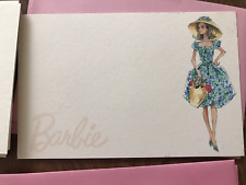 Barbie Fashion Collection 30 Flat Note Cards & 29 Envelopes