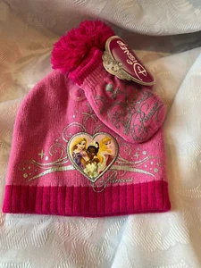 DISNEY-SIZE TODDLER EMBROIDERED PRINCESS  HAT WITH GLOVE  FOR  GIRLS - Picture 1 of 1
