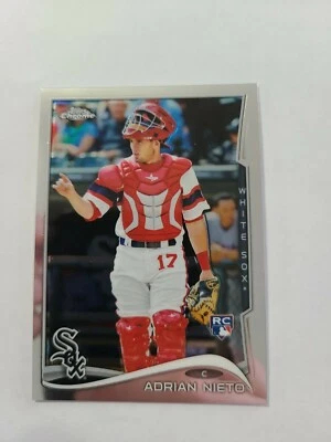 2014 Topps Baseball Card Chrome Adrian Nieto MB16 - Image 1 of 2