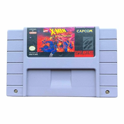 X-Men Mutant Apocalypse SNES Video Game Vintage Tested Working - Image 1 of 3