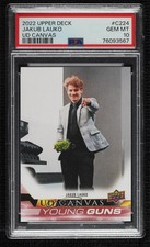 2022-23 Series 2 UD Canvas Young Guns Jakub Lauko #C224 PSA 10 GEM MT Rookie RC