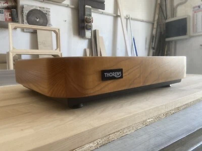 Thorens td 160,147,145,146,165,166 Plinth Solid Wood Rounded - Image 1 of 4