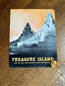 1939 Golden Gate Exposition San Francisco-Santa Fe RR Souvenir Brochure - Picture 1 of 3