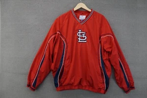 Vintage St Louis Cardinals Jacket Men XL Red Pullover Windbreaker G III - Picture 1 of 7