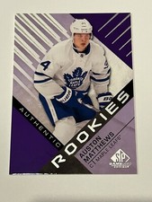 2016/17 SP Game Used Purple Auston Matthews RC (#101)