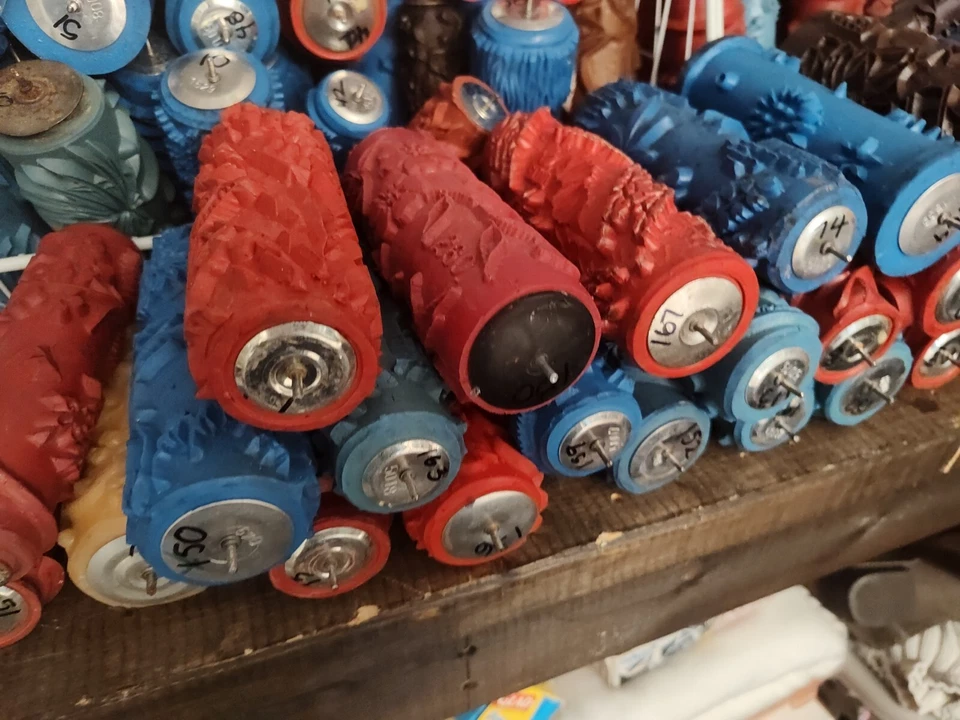 ROLLOS DE PINTURA ESTAMPADOS VINTAGE 6" MUCHOS PARA ELEGIR Foto 1 de 1