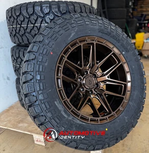 20x10 Arena Battle Bronze Wheels 35" Kenda RT Tires 8X170 Ford Super Duty F250 - Picture 1 of 5