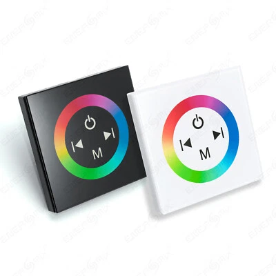 Touch Parete Incasso LED RGB 12V-24V 12A 144W Interruttore Controller Controllo Dimmer - Immagine 1 di 2