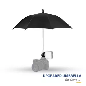 JJC Mini Ball Adjustable DSLR Camera Hot Shoe Umbrella Rain Cover for Sony Nikon - Picture 1 of 13