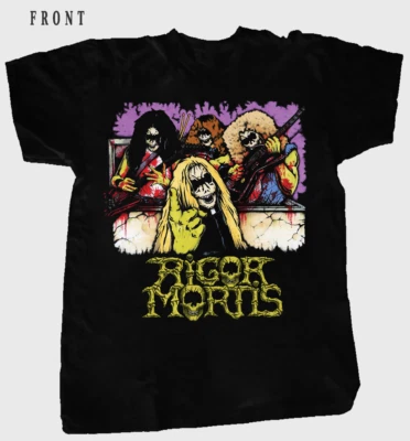 Rigor Mortis Band T-Shirt Short Sleeve Cotton Red Unisex All Size S to 5XL S4568 - Image 1 of 3